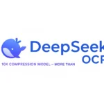 DeepSeek OCR Model logo showing AI-inspired whale icon with blue and purple gradient design, symbolizing intelligence and innovation in text recognition.