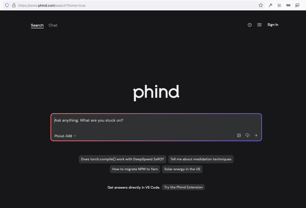 Best AI Tools for Developers. Phind