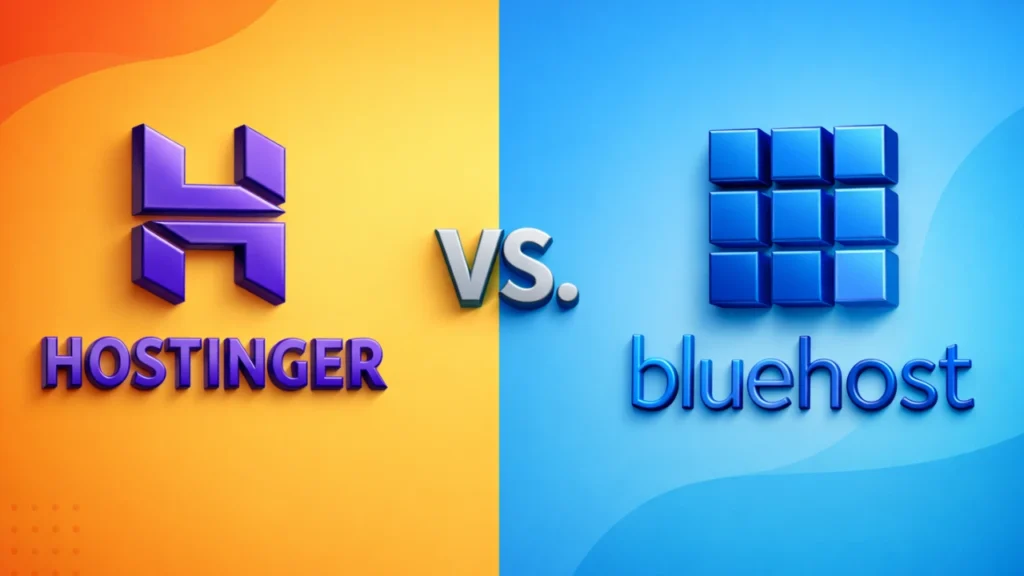 Hostinger vs Bluehost WordPress hosting comparison speed pricing and performance